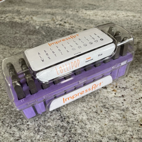 imPRESS art Lollipop Purple uppercase - Picture 2 of 10